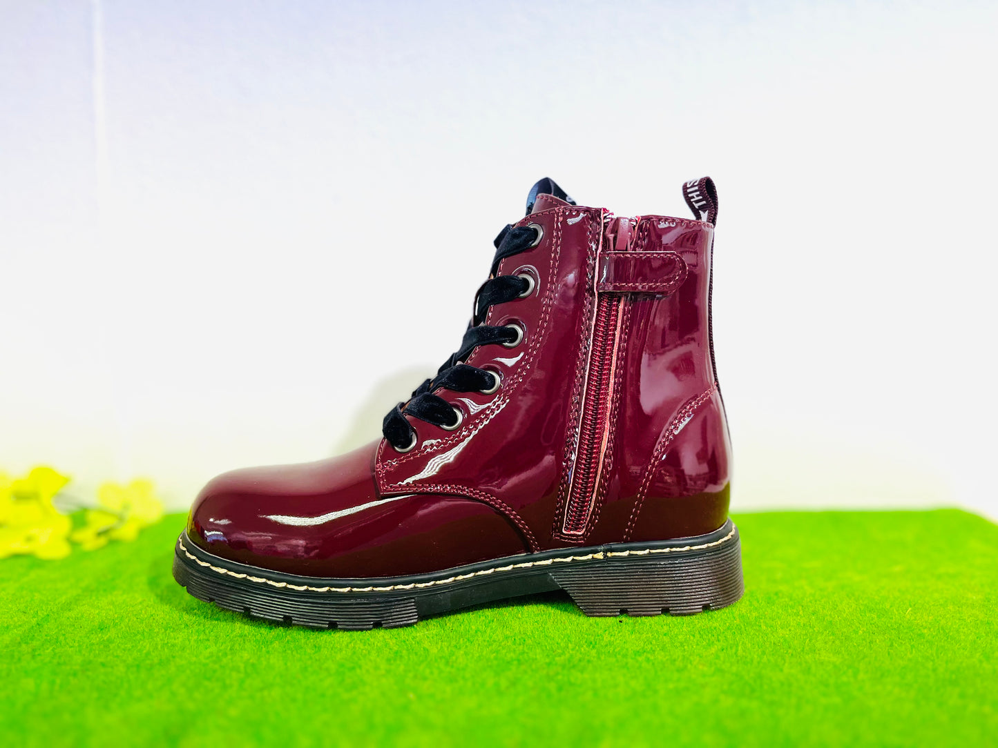 Garvalin boot Bordeaux patent lace 231565