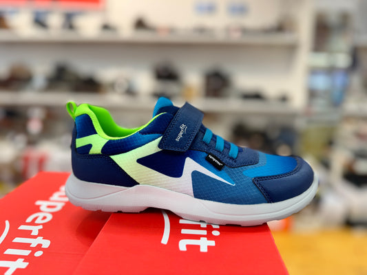 Superfit Rush waterproof navy green - Kirbys Footwear Ltd