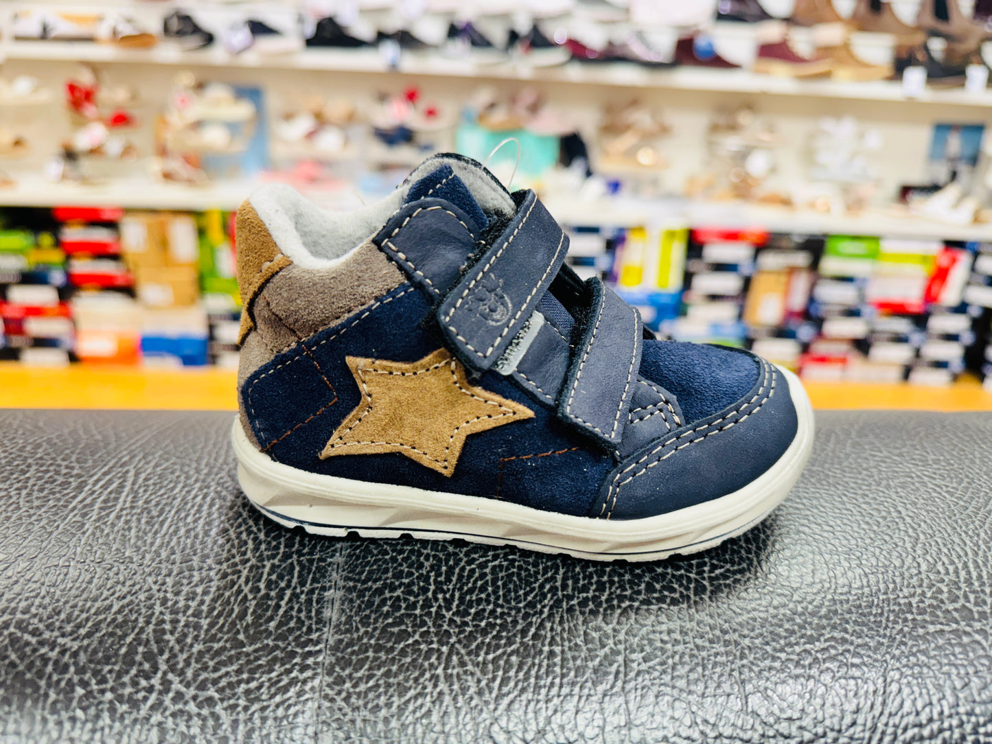 Ricosta Kimi navy velcro boot waterproof - Kirbys Footwear Ltd