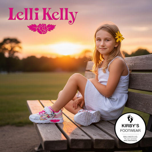 Lelli Kelly Maggie unicorn lights white pink - Kirbys Footwear Ltd