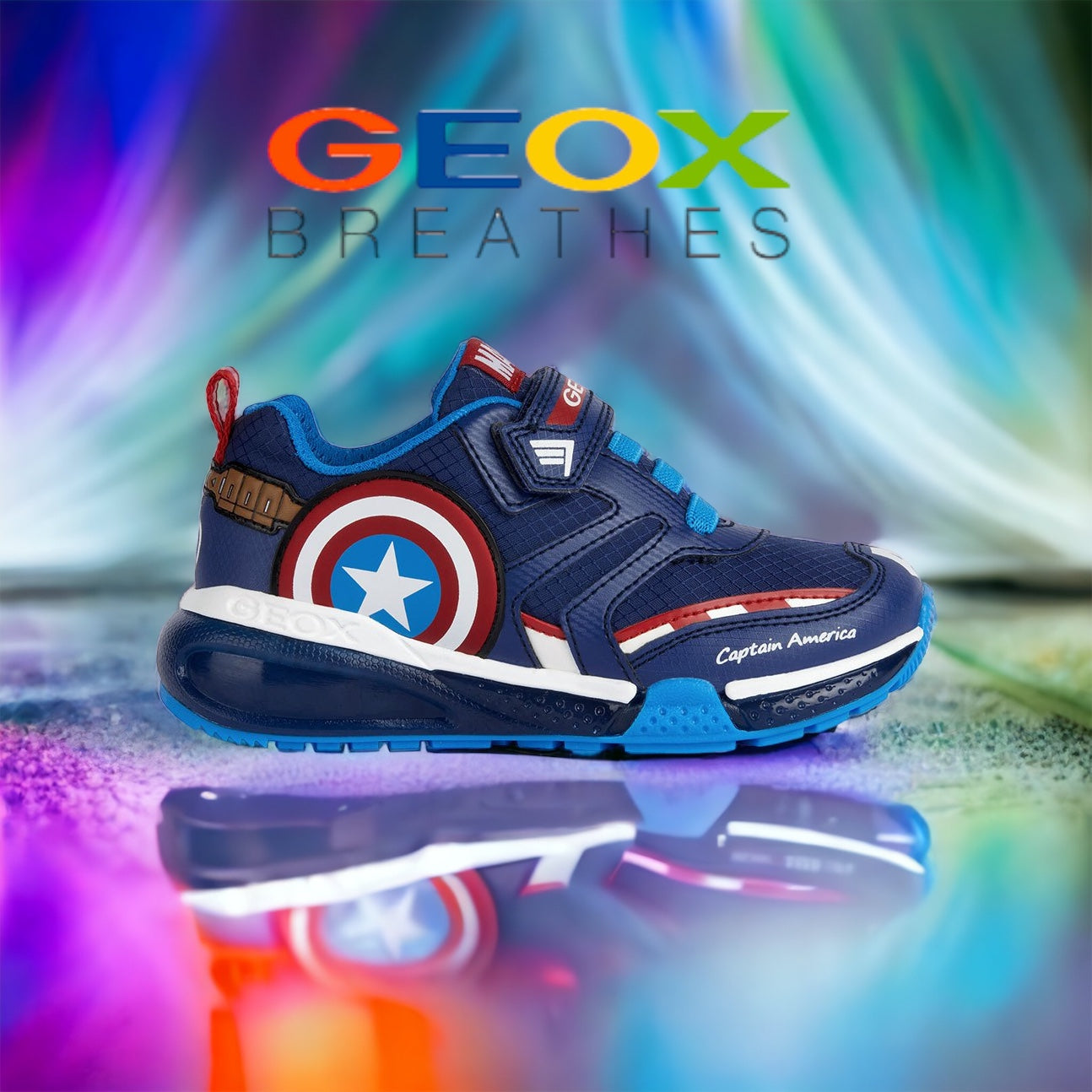 Zapatillas Geox Captain America con Luces - Diseño Activo para