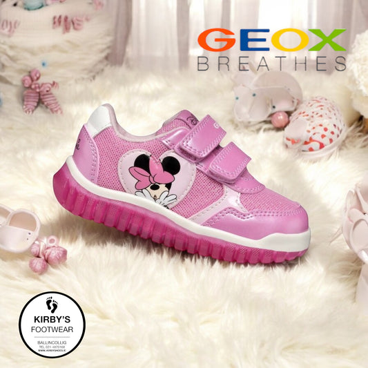 Geox Lightyloo Minnie Mouse pink - lights