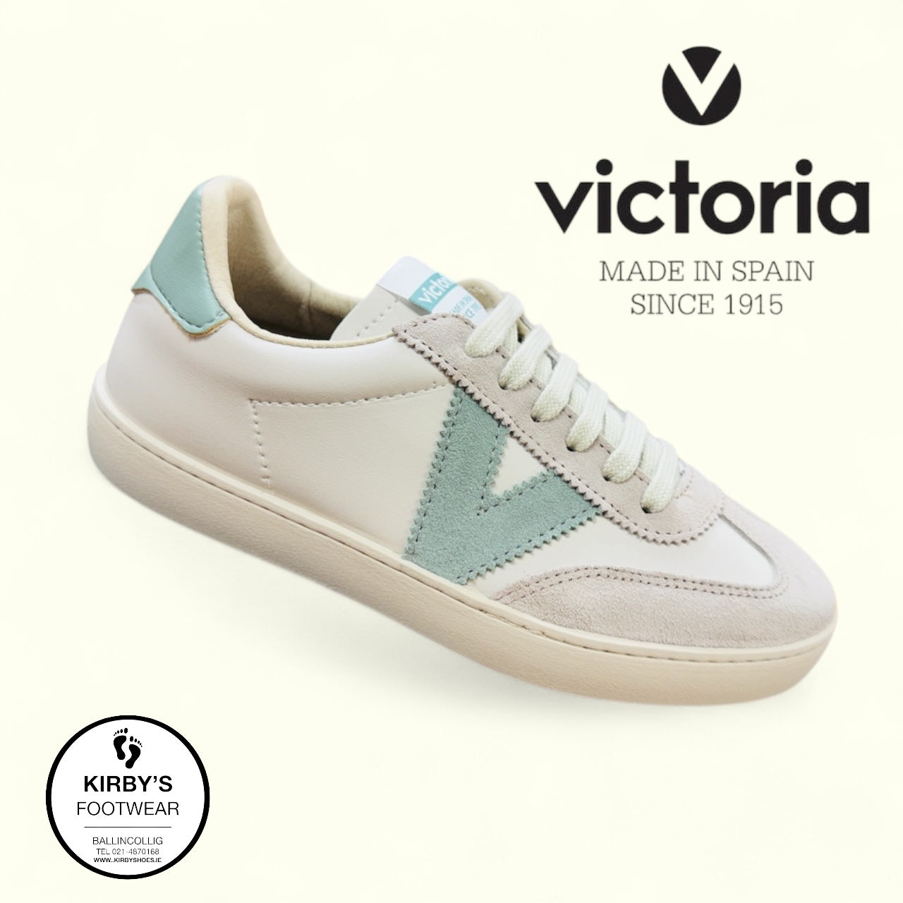 Victoria trainer white jade leather - 1126184