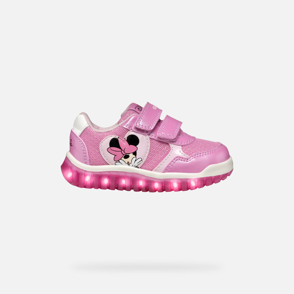 Geox Lightyloo Minnie Mouse pink - lights