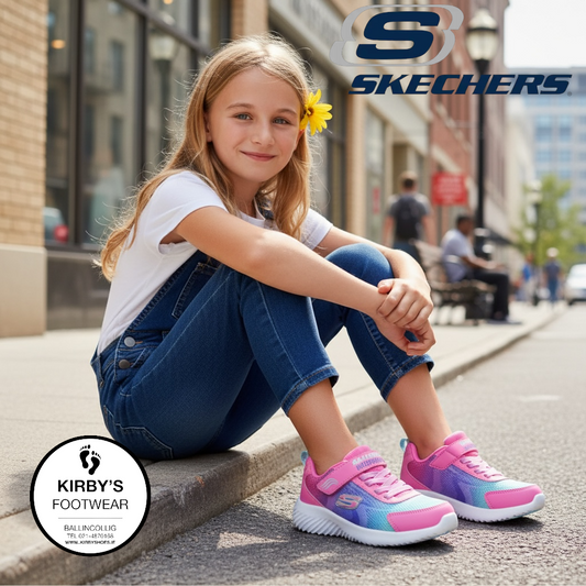 Skechers waterproof - hydra cool - pink - Kirbys Footwear Ltd
