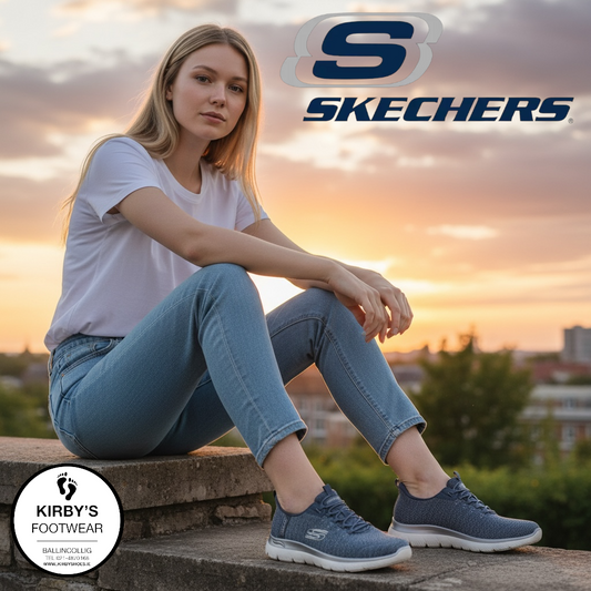 Skechers Arch fit - Summits - slate - 150641 - Kirbys Footwear Ltd