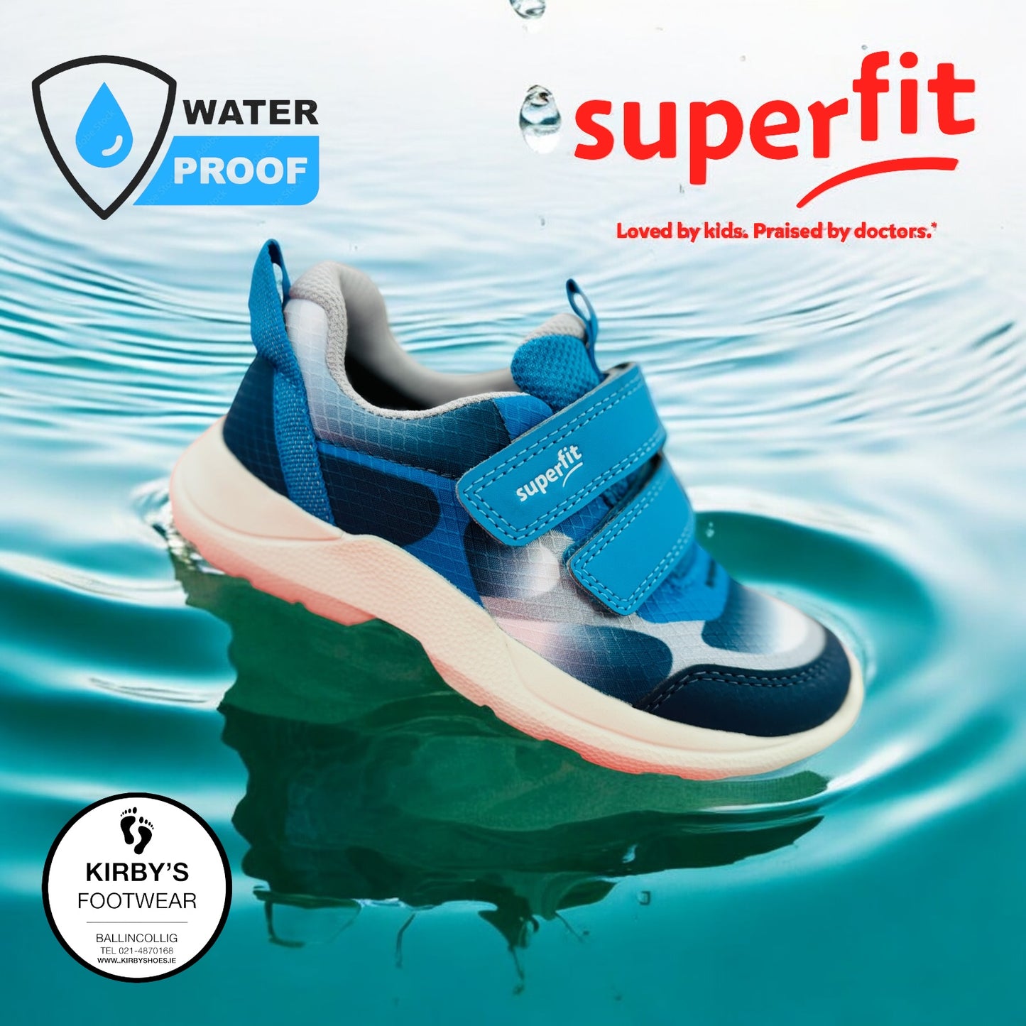 Superfit Rush waterproof Blue white
