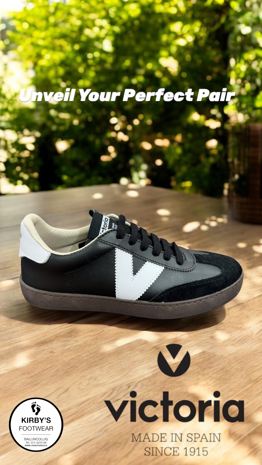 Victoria trainer black white