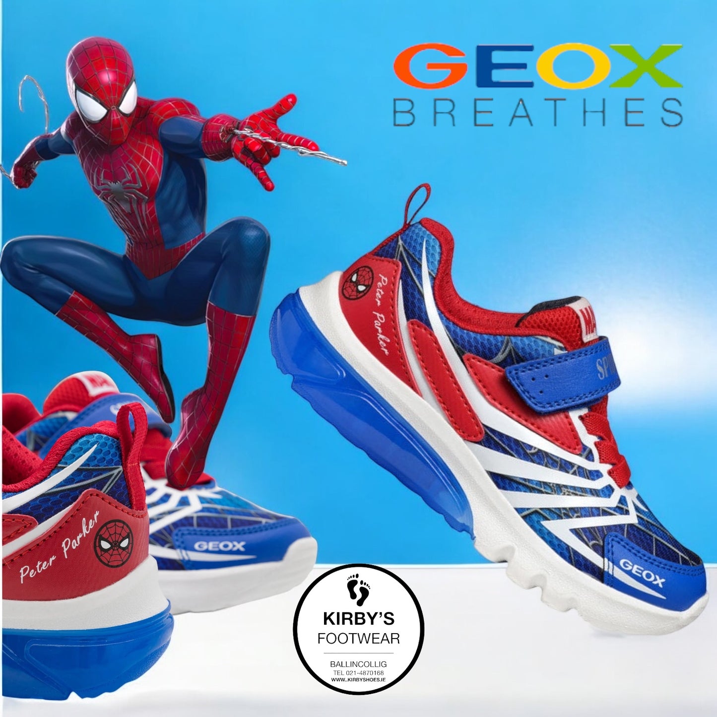 Geox Spiderman Ciberdron lights