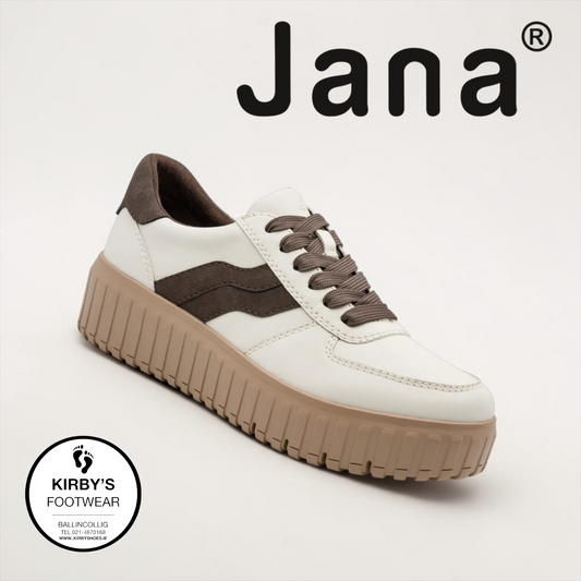 Jana trainer 23666 - beige mocca