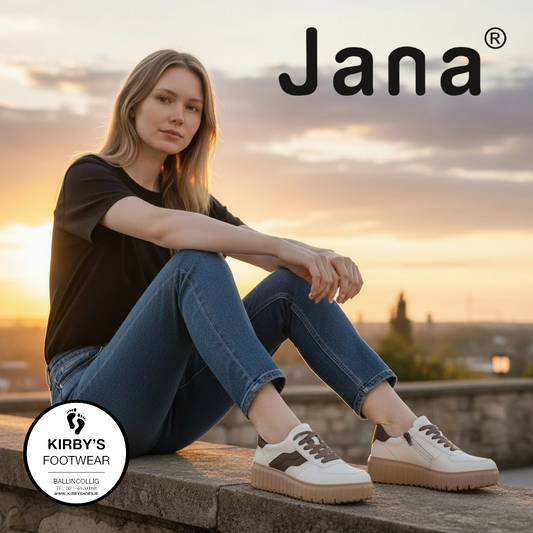 Jana trainer 23666 - beige mocca