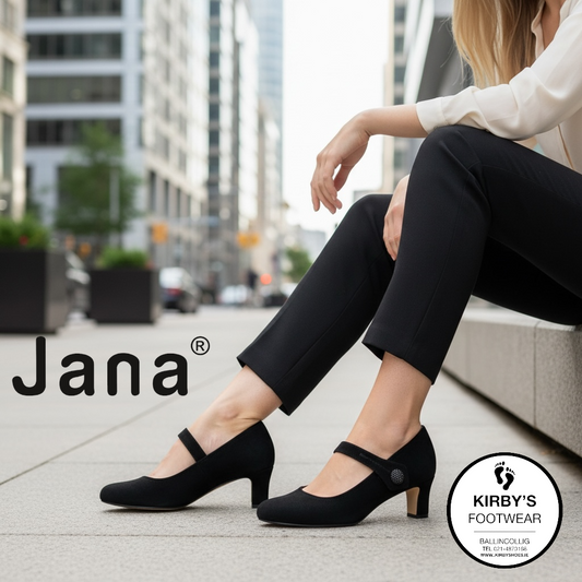 Jana heel black - 22473