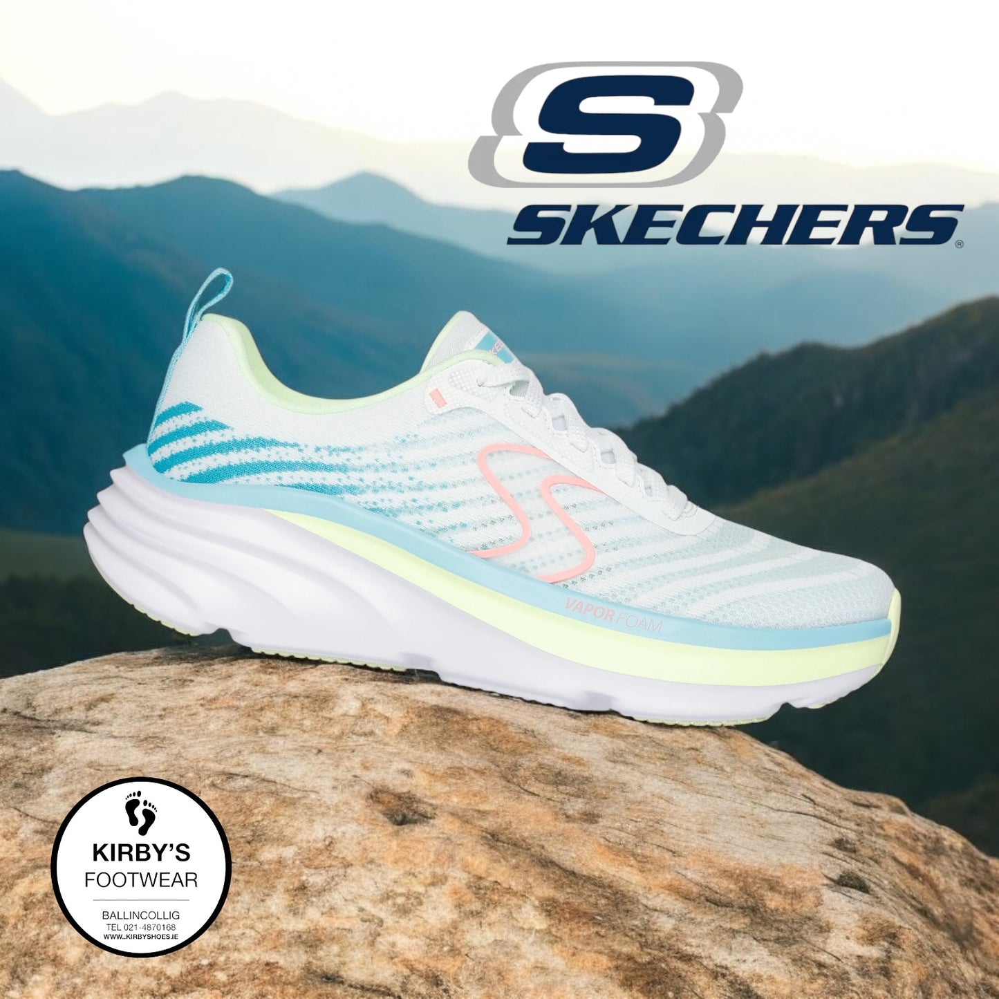 Skechers D'lux Vapor - white