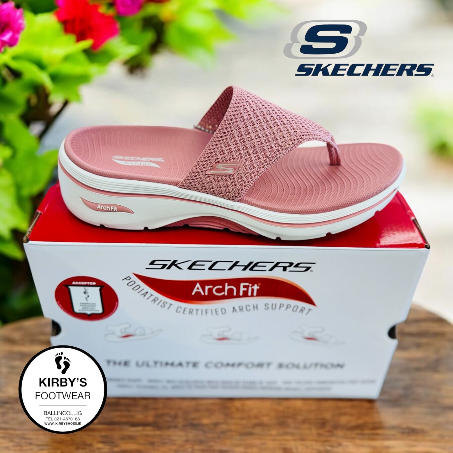 Skechers Go Walk arch fit 2.0 carrie rose pink