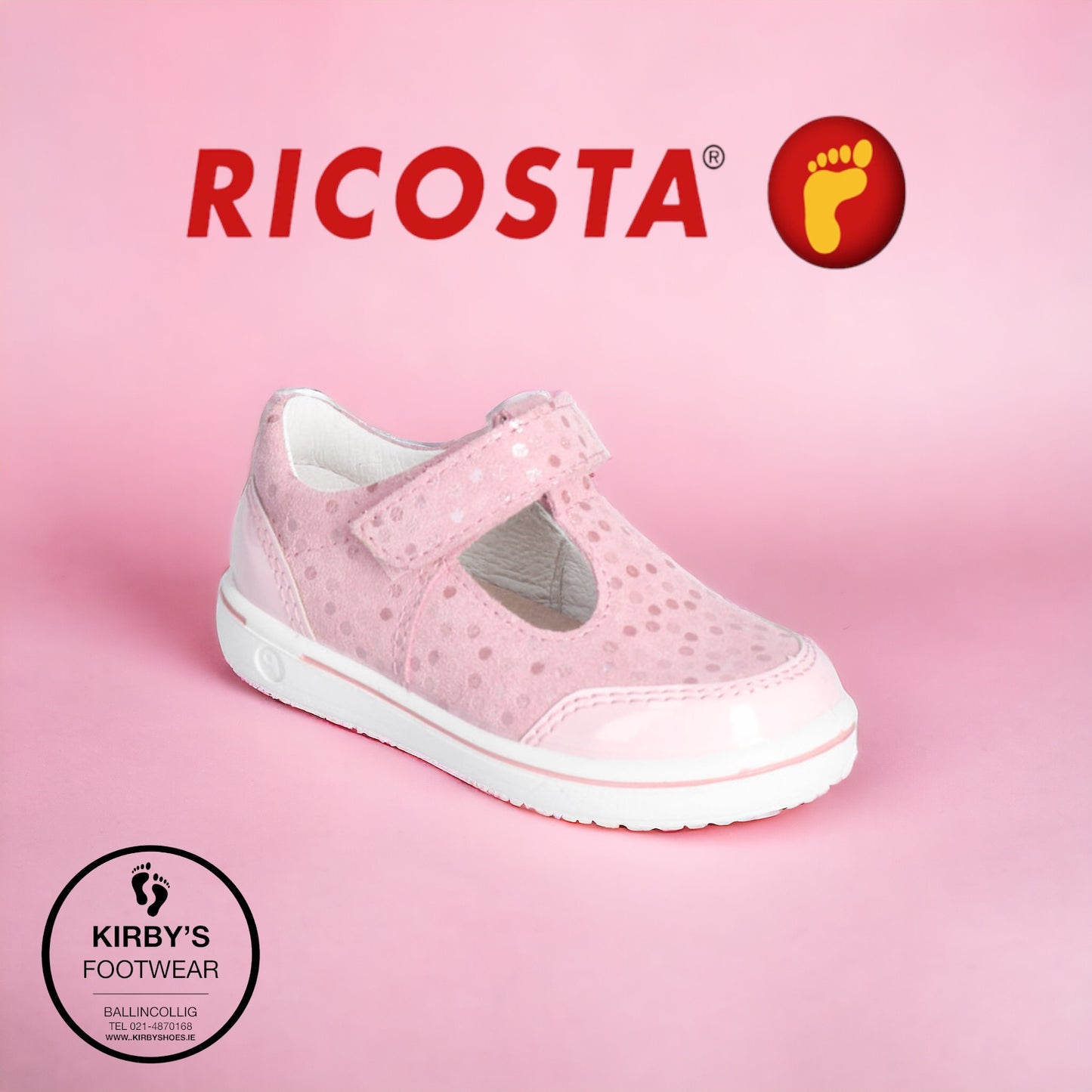 Ricosta Winnie pink leather