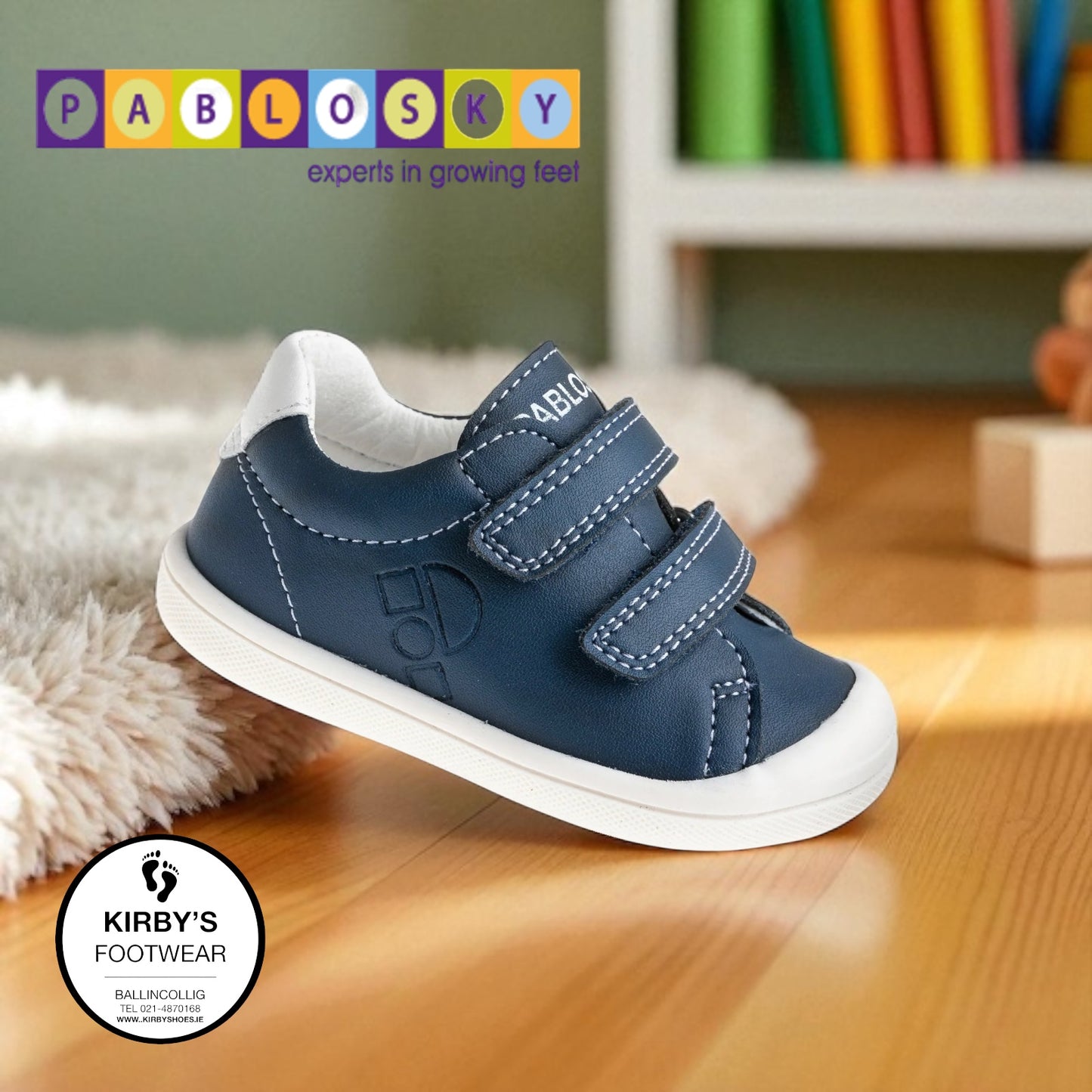 Pablosky velcro navy - 048525