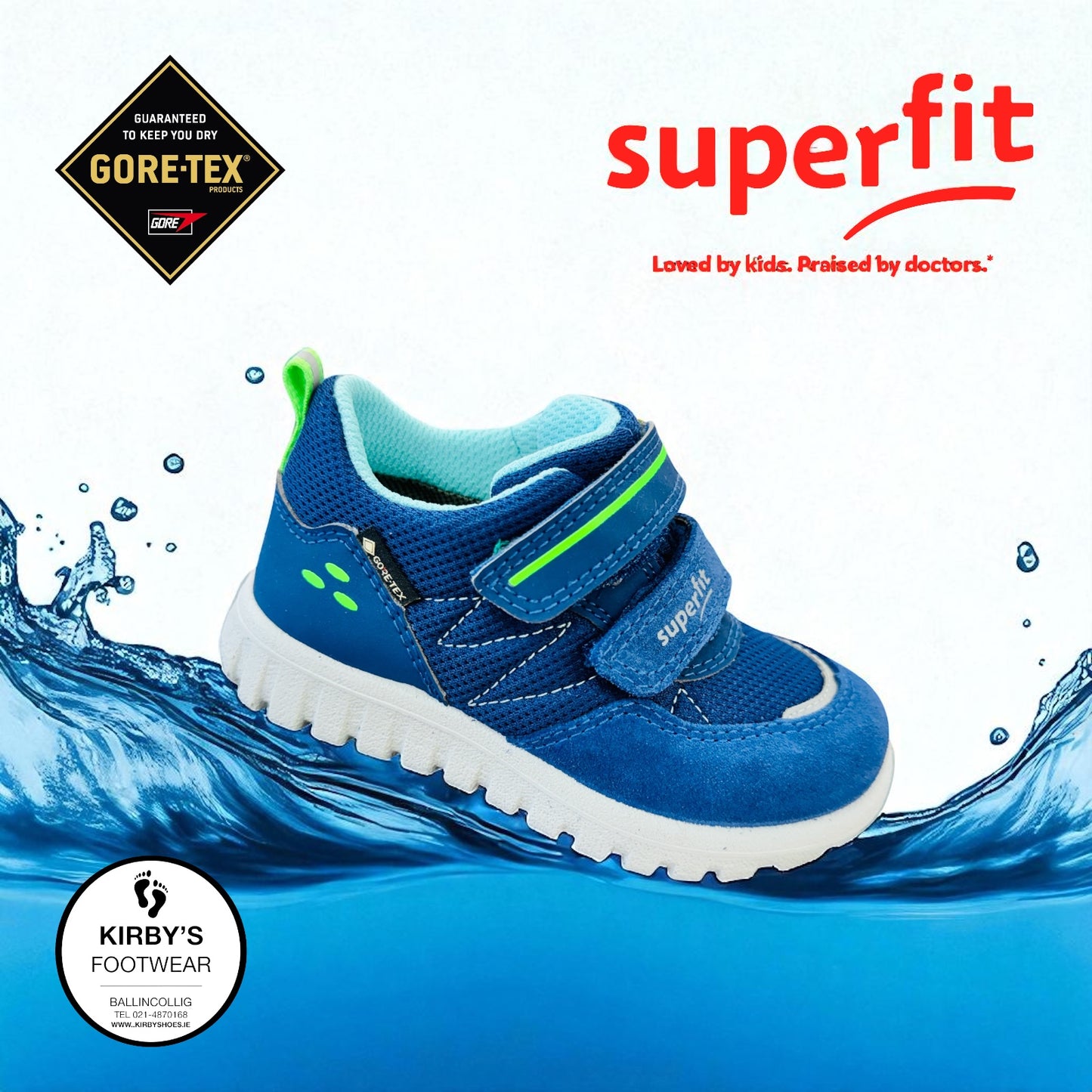 SuperFit Sport 7 mini blue goretex waterproof