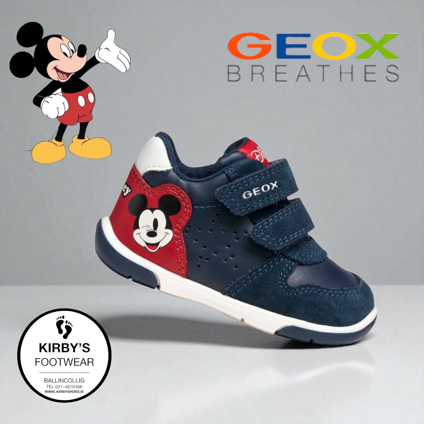 Geox Zapito mickey mouse velcro