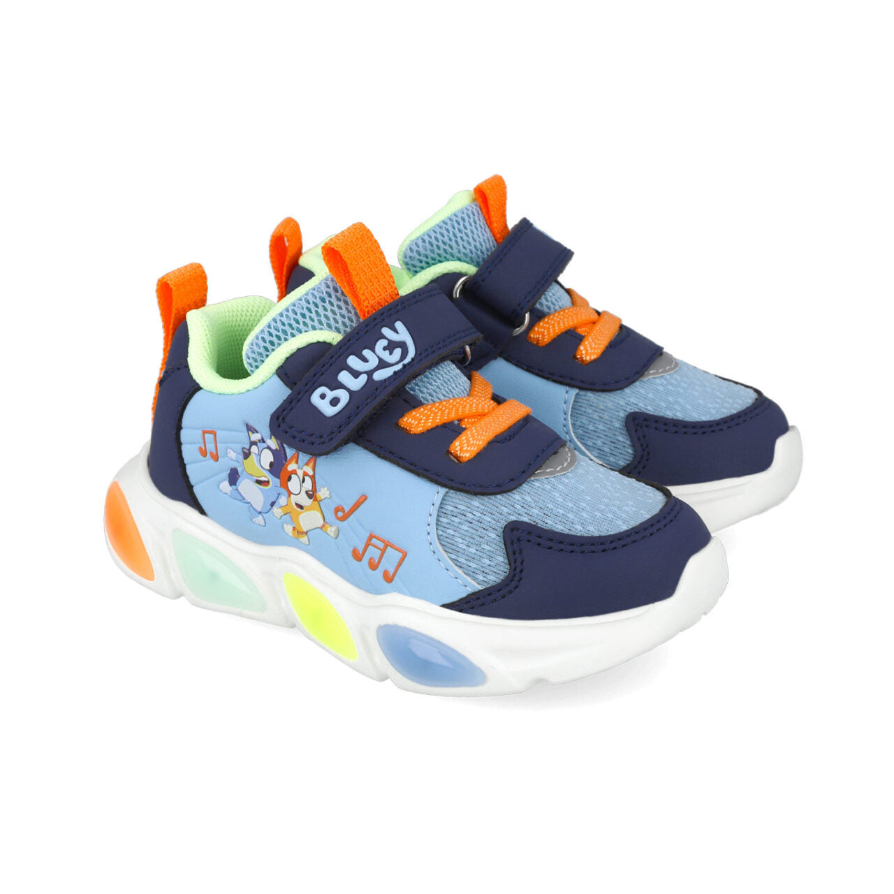 Garvalin Bluey trainer - lights - blue