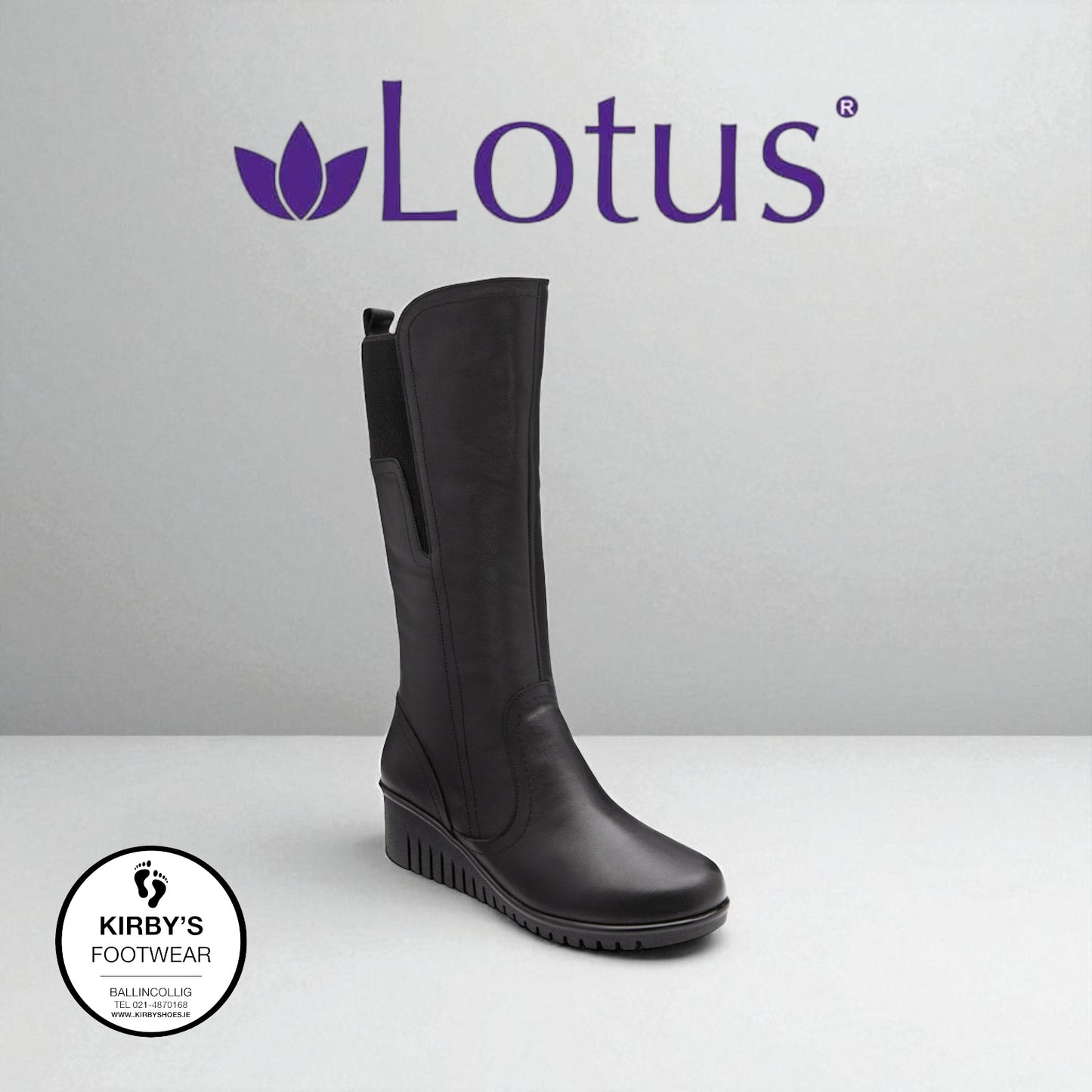 Lotus Fitzgerald boot - black premium leather