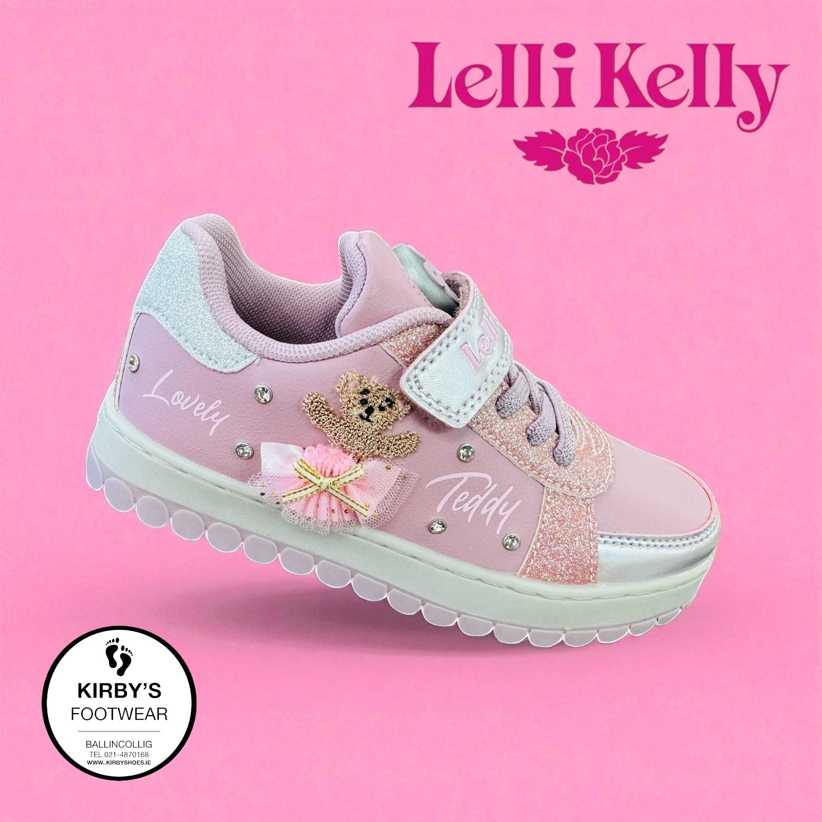 Lelli Kelly Mille stelle pink sound button – Kirbys Footwear Ltd