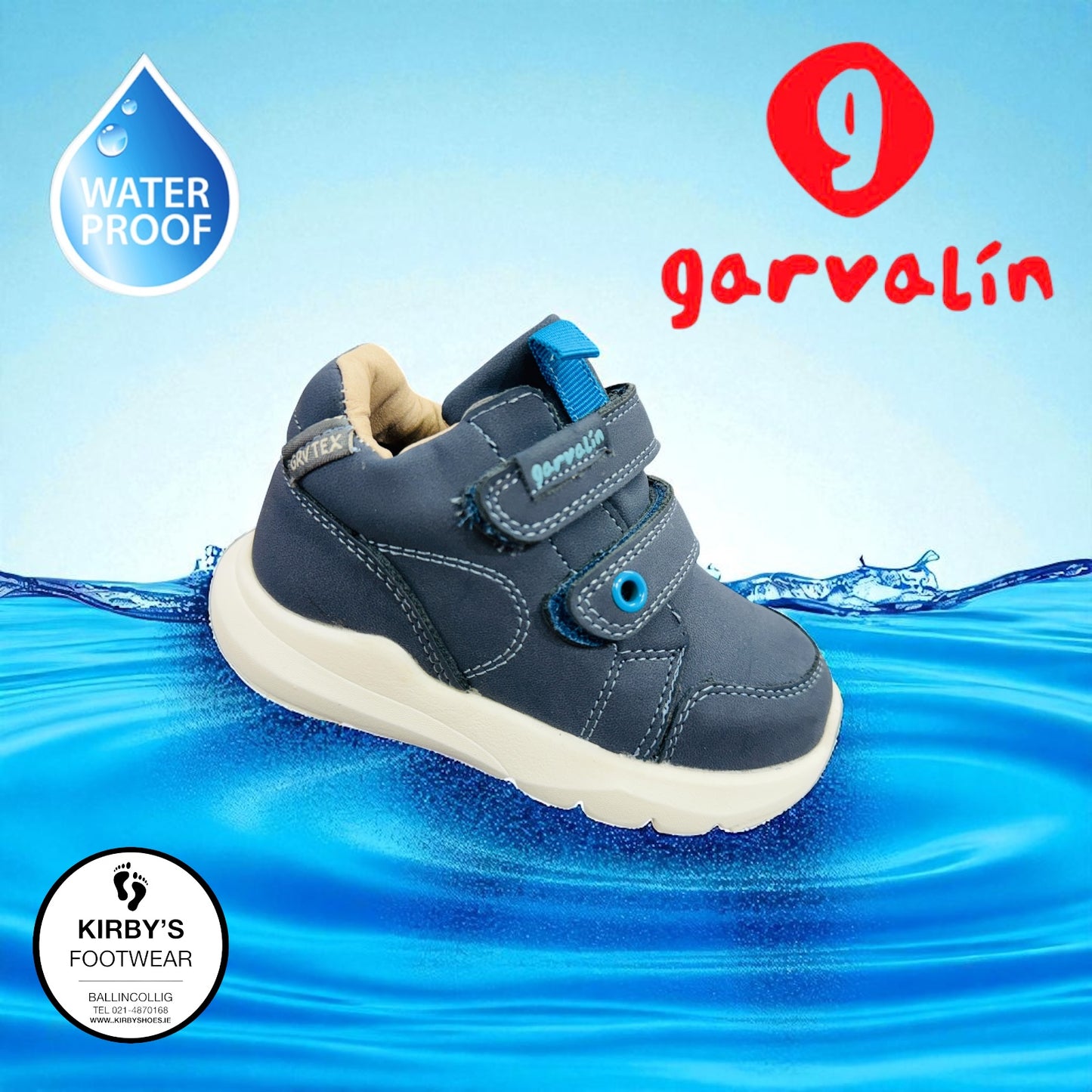 Garvalin waterproof boot navy - 251350