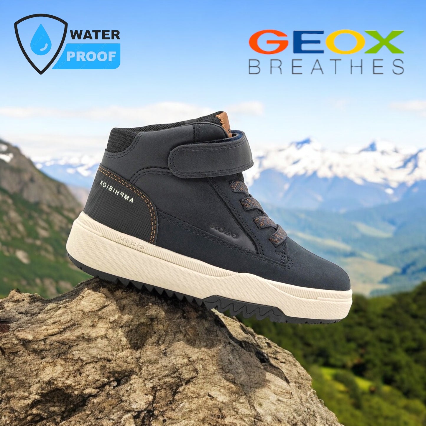 Geox Bunshee boot navy black waterproof