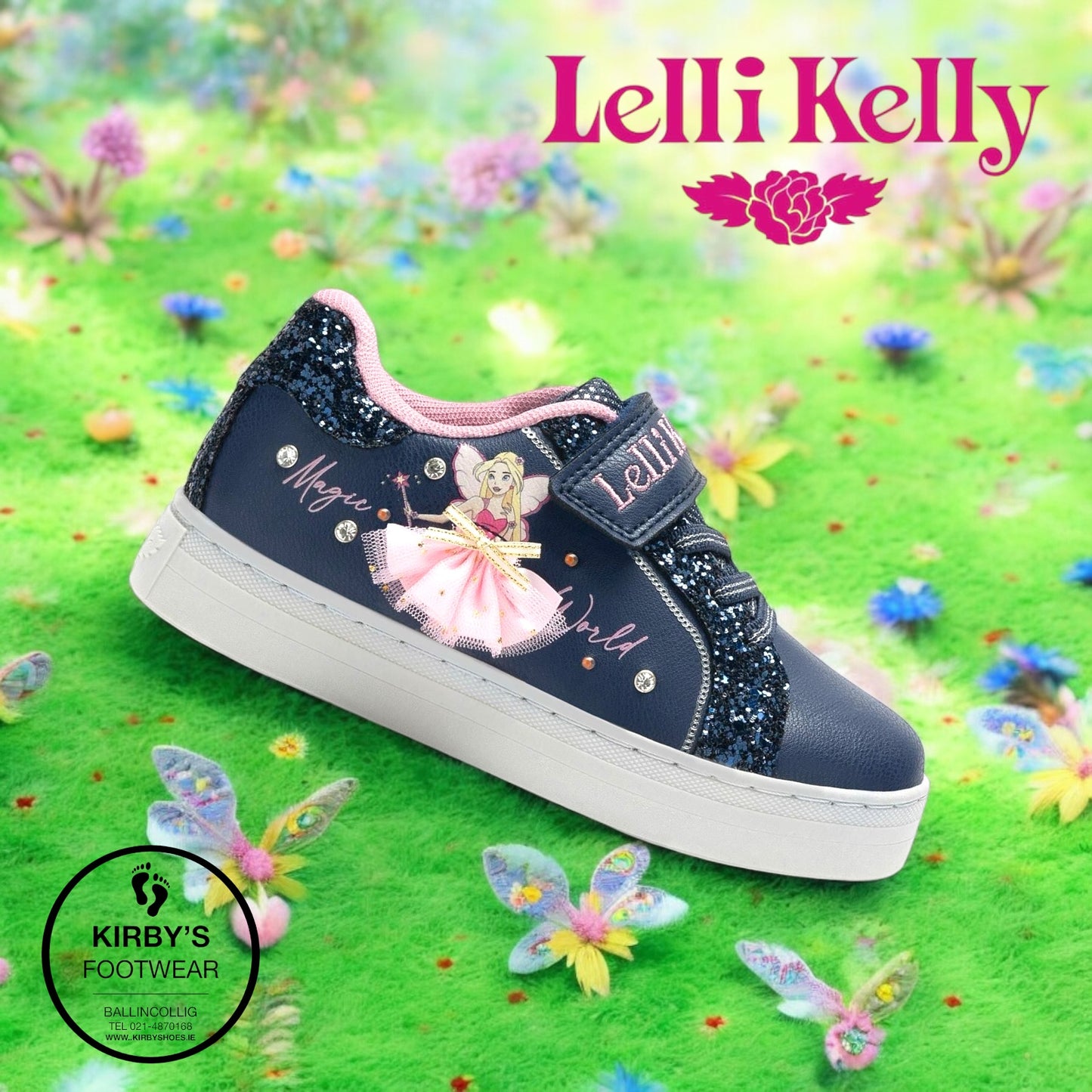 Lelli Kelly Ballerina lights navy pink