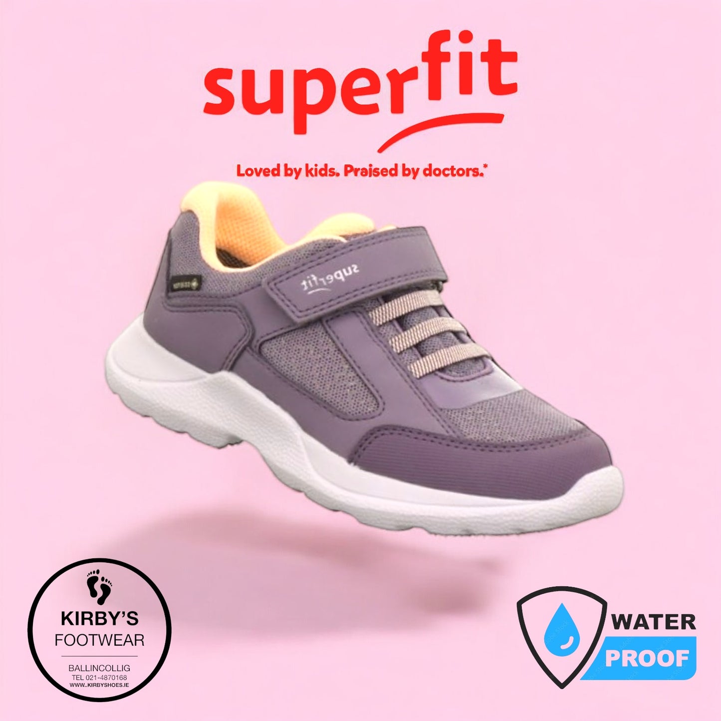 SuperFit Rush goretex waterproof lilac orange