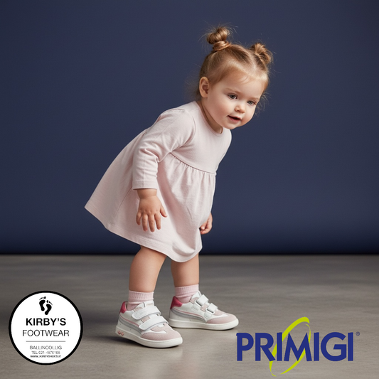 Primigi velcro trainer white multi - 1403311 - Kirbys Footwear Ltd