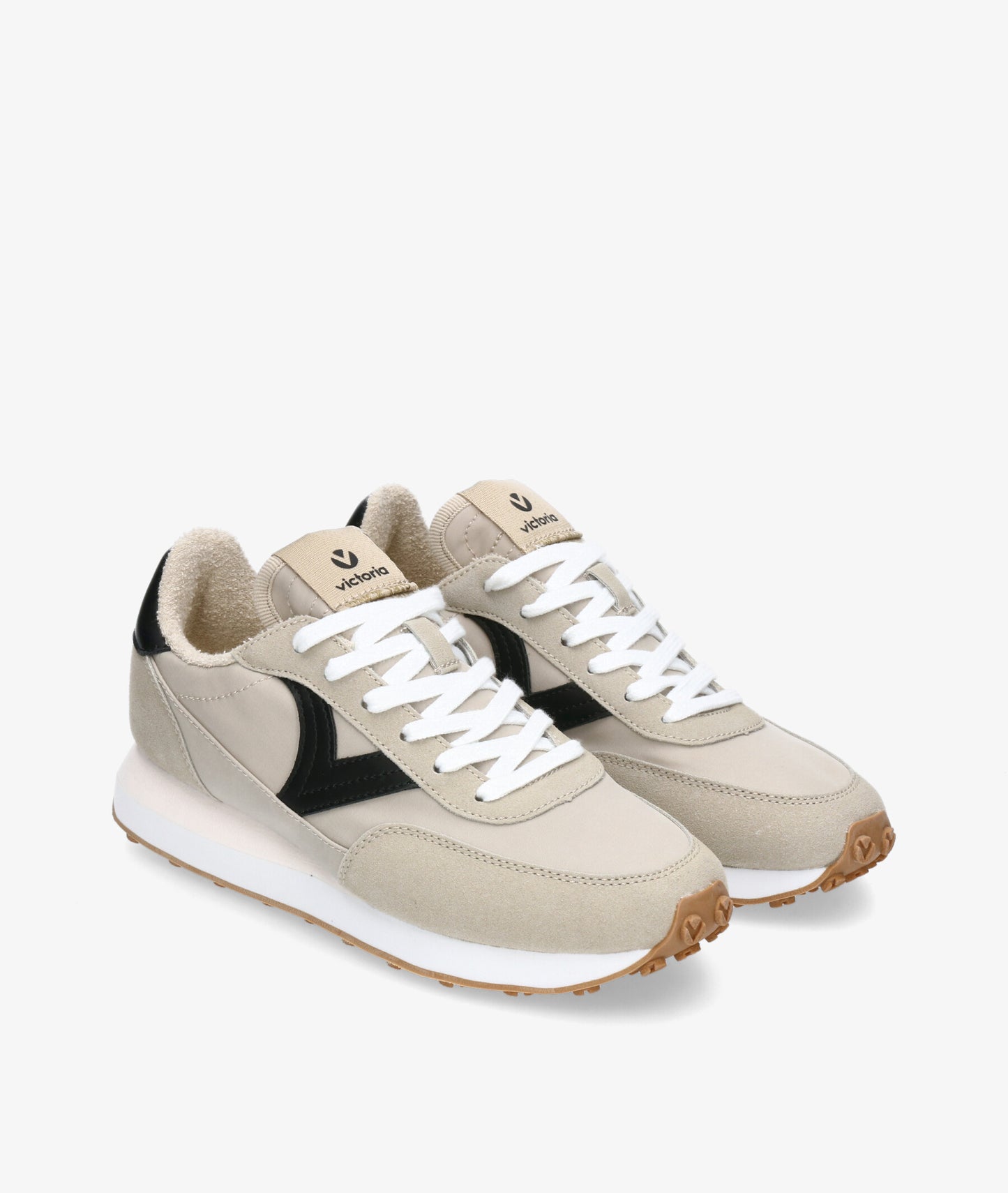 Victoria trainer - 1138106 - beige - Kirbys Footwear Ltd