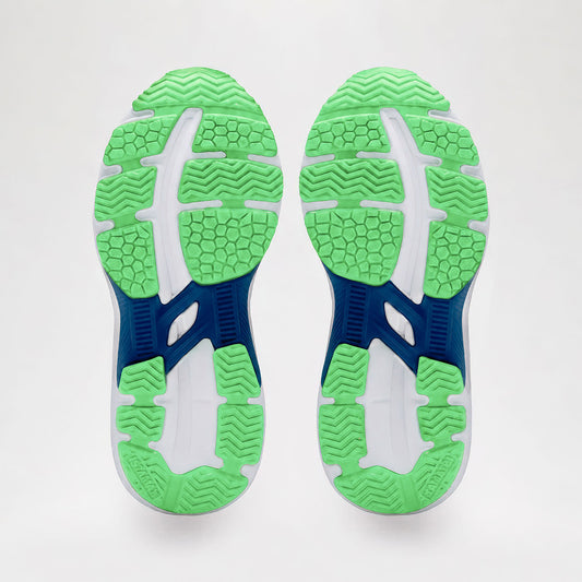 Istamax trainer navy green - water repellent - Kirbys Footwear Ltd