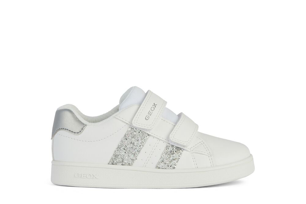 Geox eclyper white silver