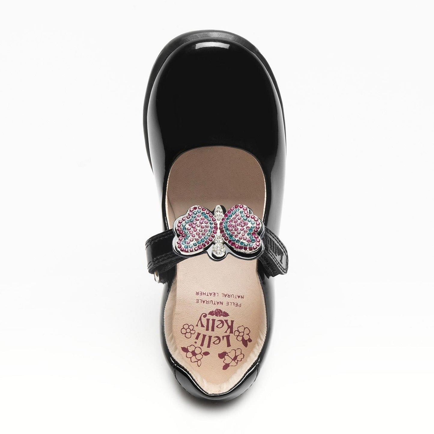 Lelli Kelly luna Butterfly black patent