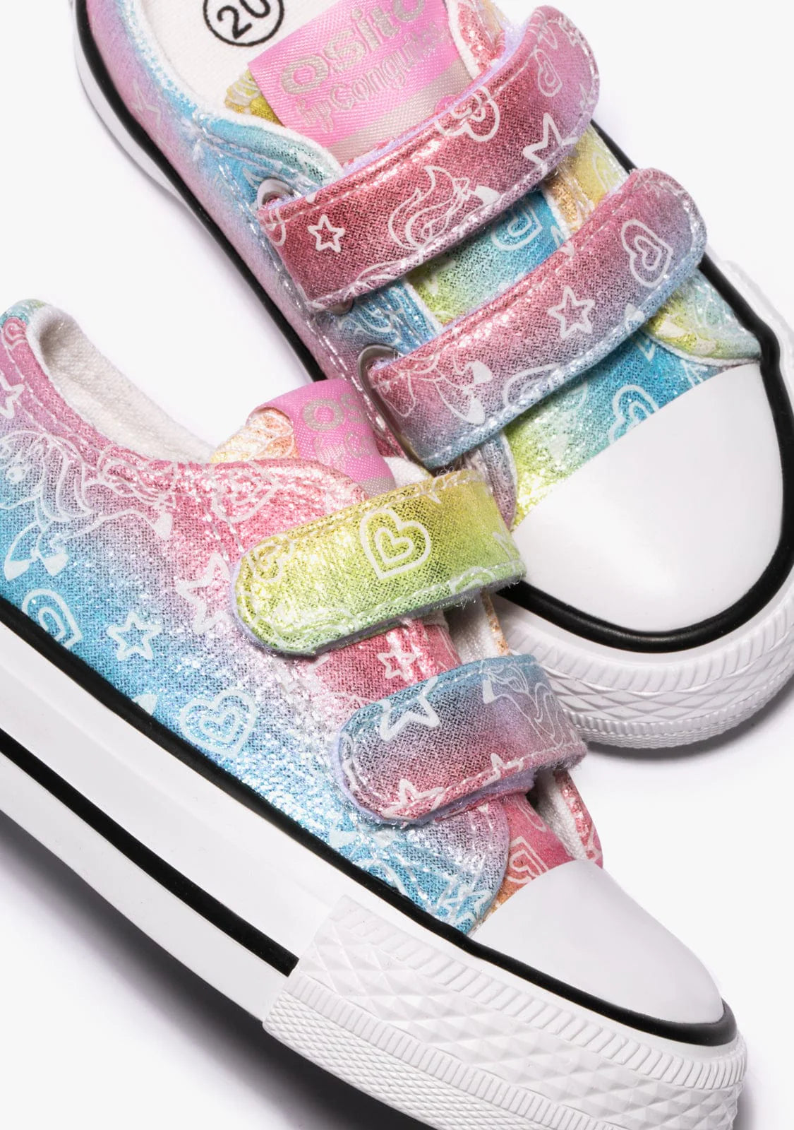 Conguitos glow in the dark Rainbow canvas 141073