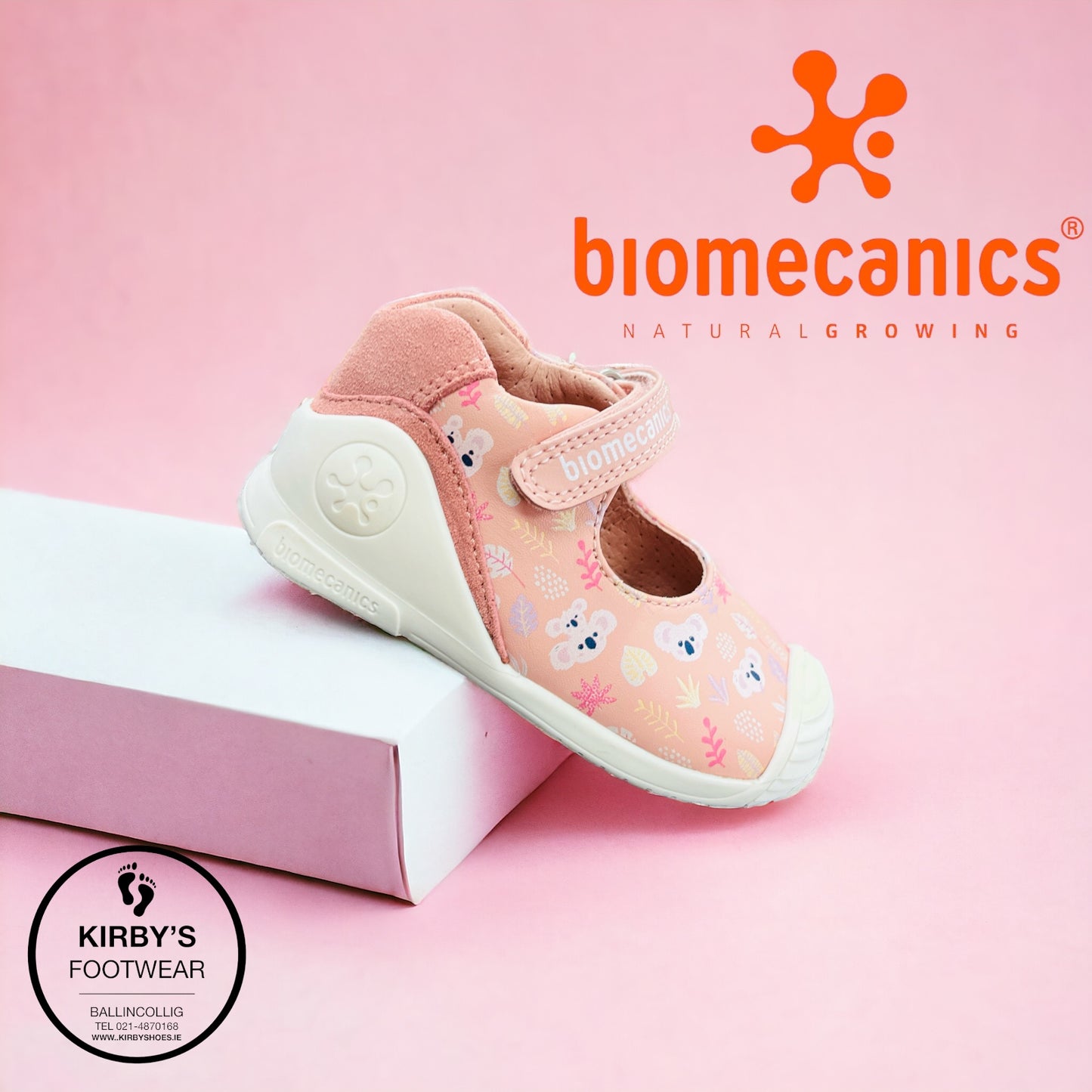 Biomecanics leather strap pink 242102