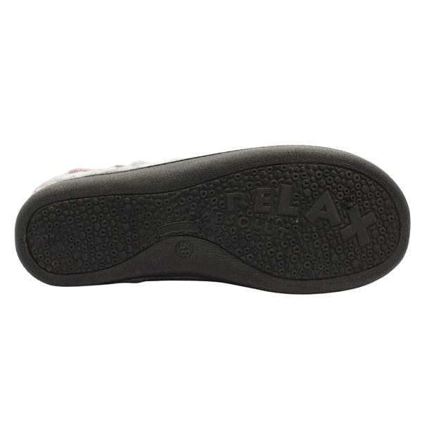 Plumaflex slipper - 12037 - erizo - grey multi