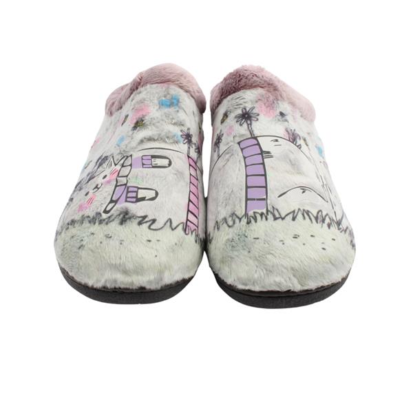 Plumaflex slipper - 12037 - erizo - grey multi