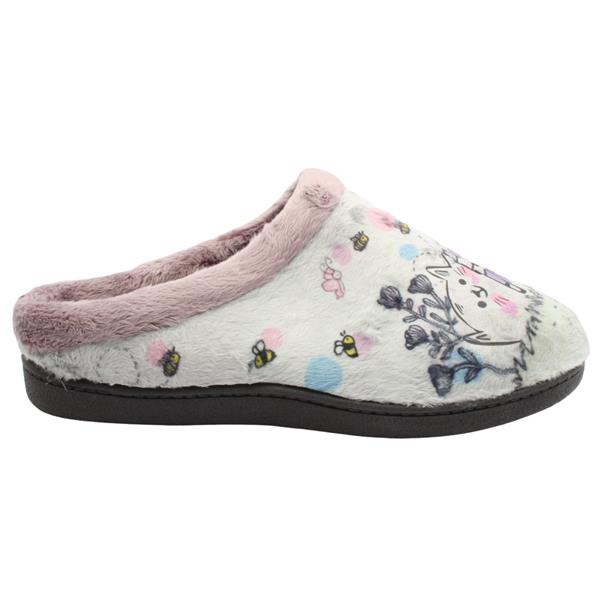 Plumaflex slipper - 12037 - erizo - grey multi
