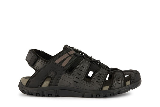 Geox Strada black sandal