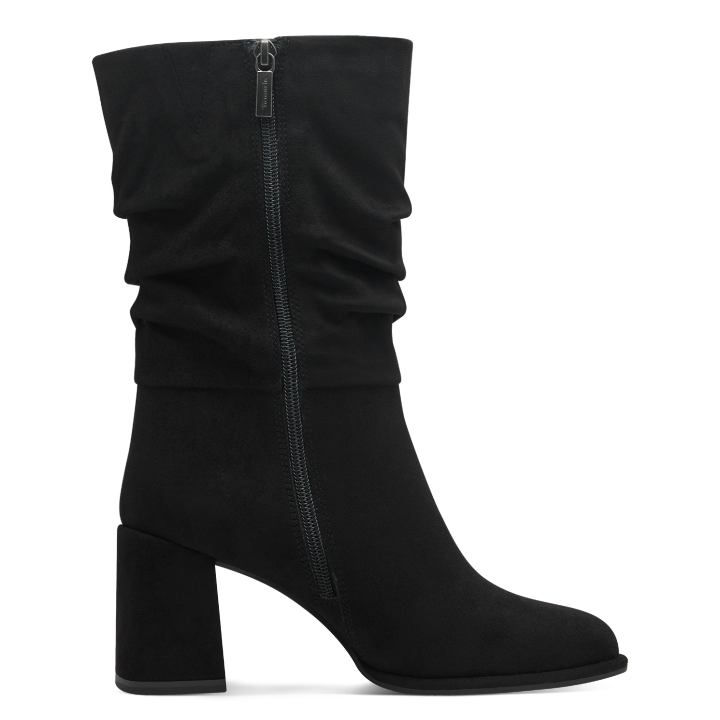 Tamaris black suede boot - 25020