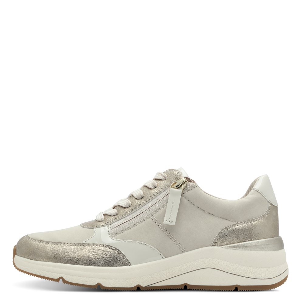 Jana trainer beige gold - 23777 - H Fit