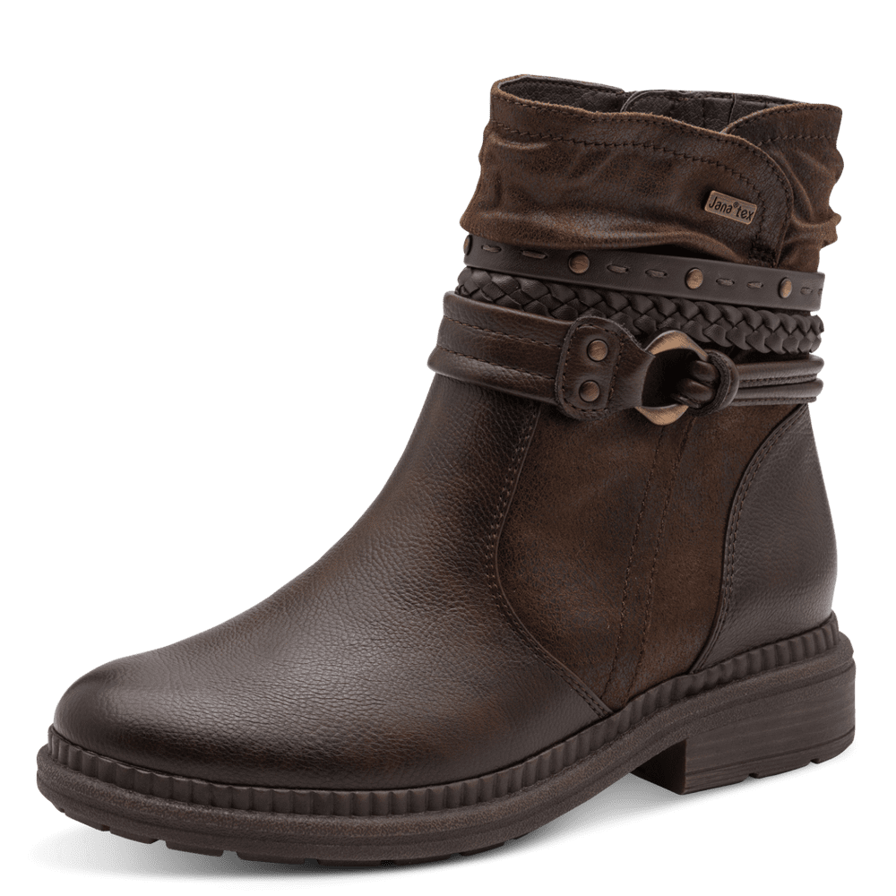 Jana 25464- Mocca brown waterproof boot
