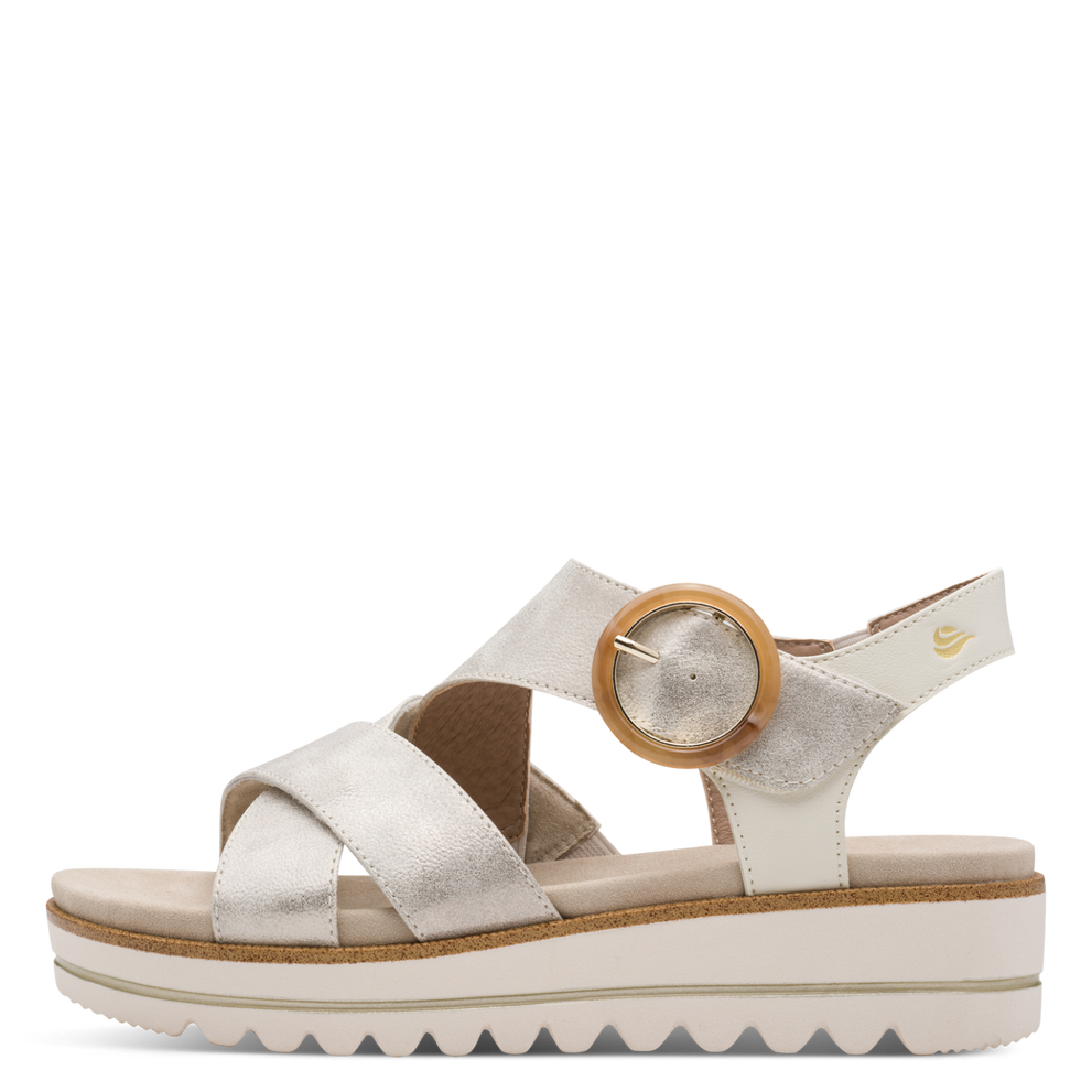 Jana sandal - 28272 beige gold - Kirbys Footwear Ltd