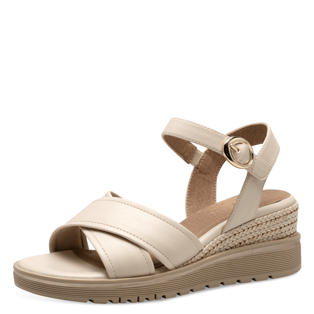 Jana Wedge sandal - beige 28777
