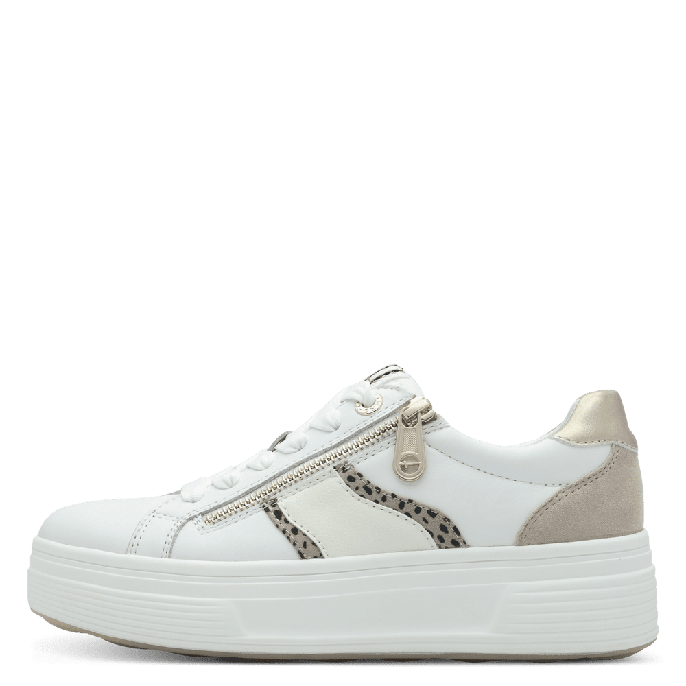 Tamaris trainer - white beige - 83716