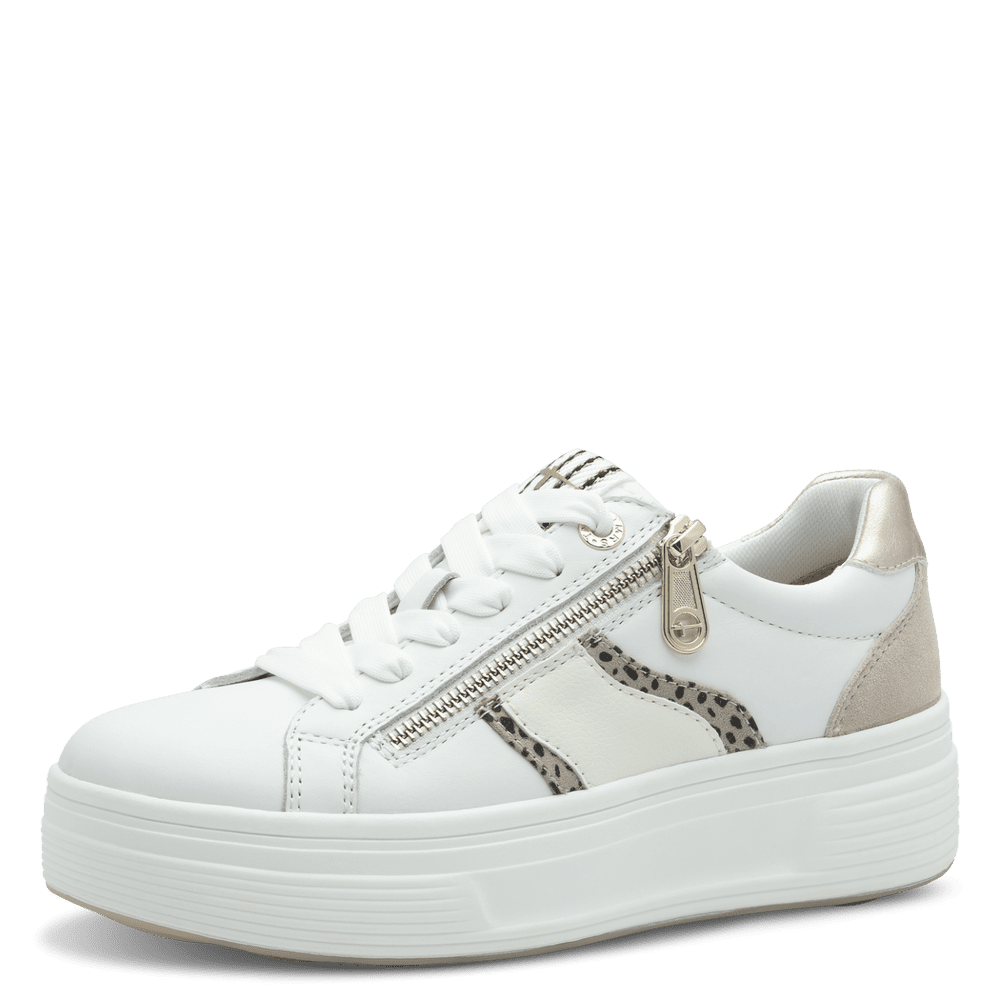 Tamaris trainer - white beige - 83716