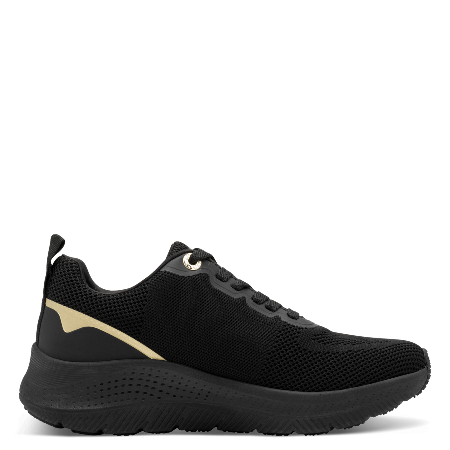 Tamaris trainers black gold waterproof 83728