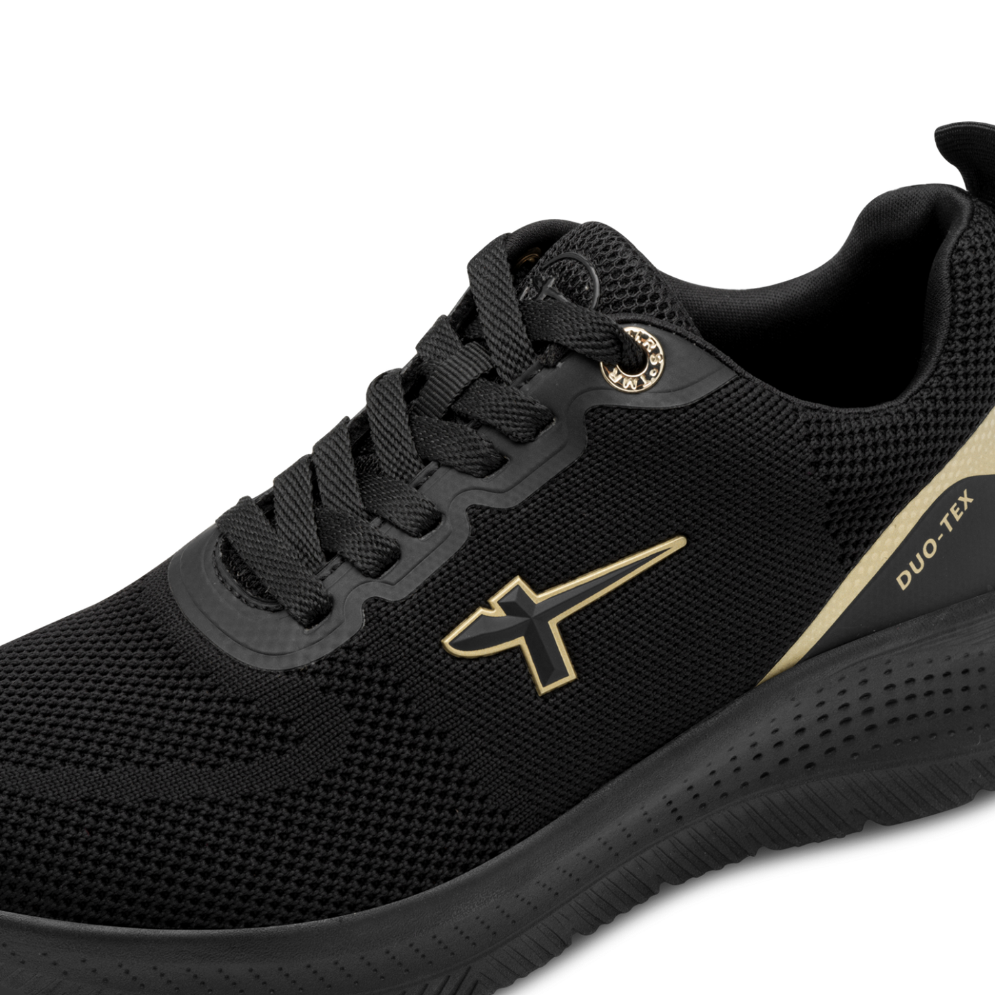 Tamaris trainers black gold waterproof 83728