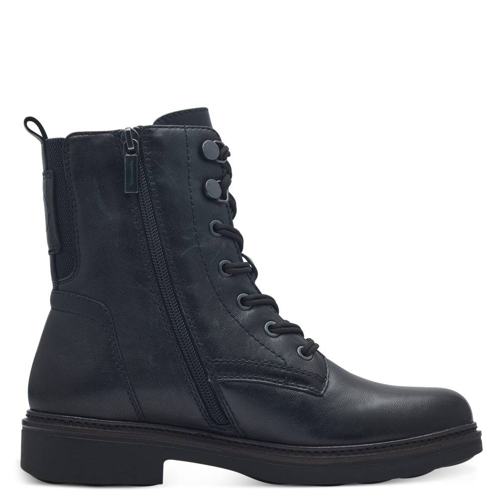 Tamaris navy leather boot 85107